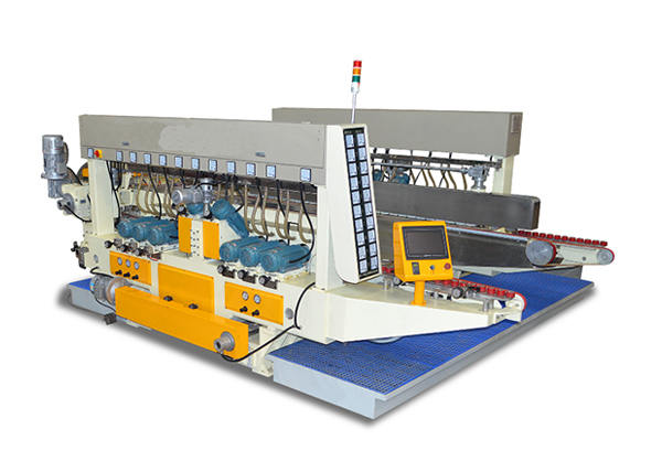 GLASS STRAIGHT LINE DOUBLE EDGING MACHINE